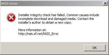 nsis error